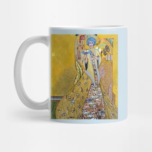 Girl in Gold Mug